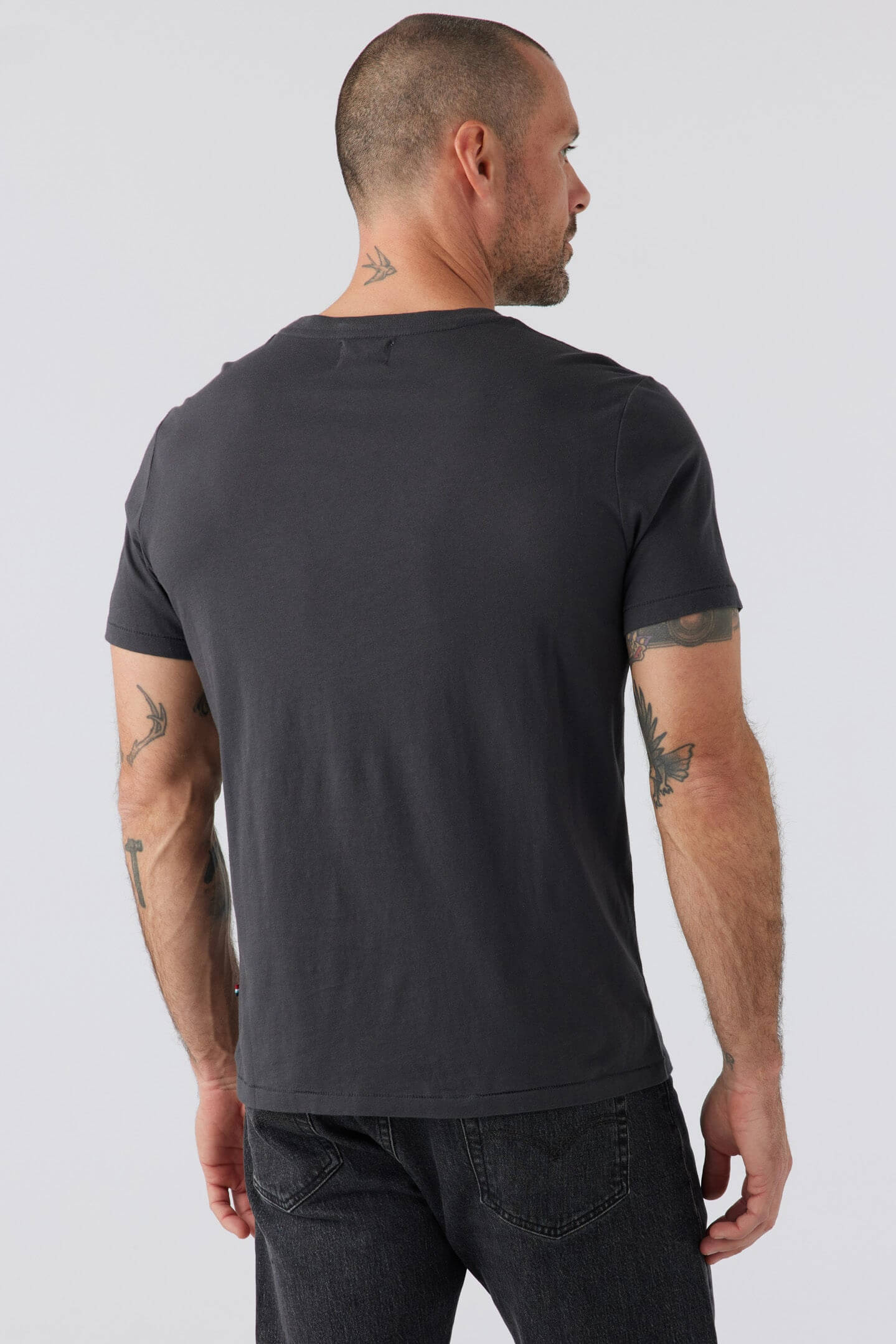 Sol Angeles off duty sunset tee in vintage black