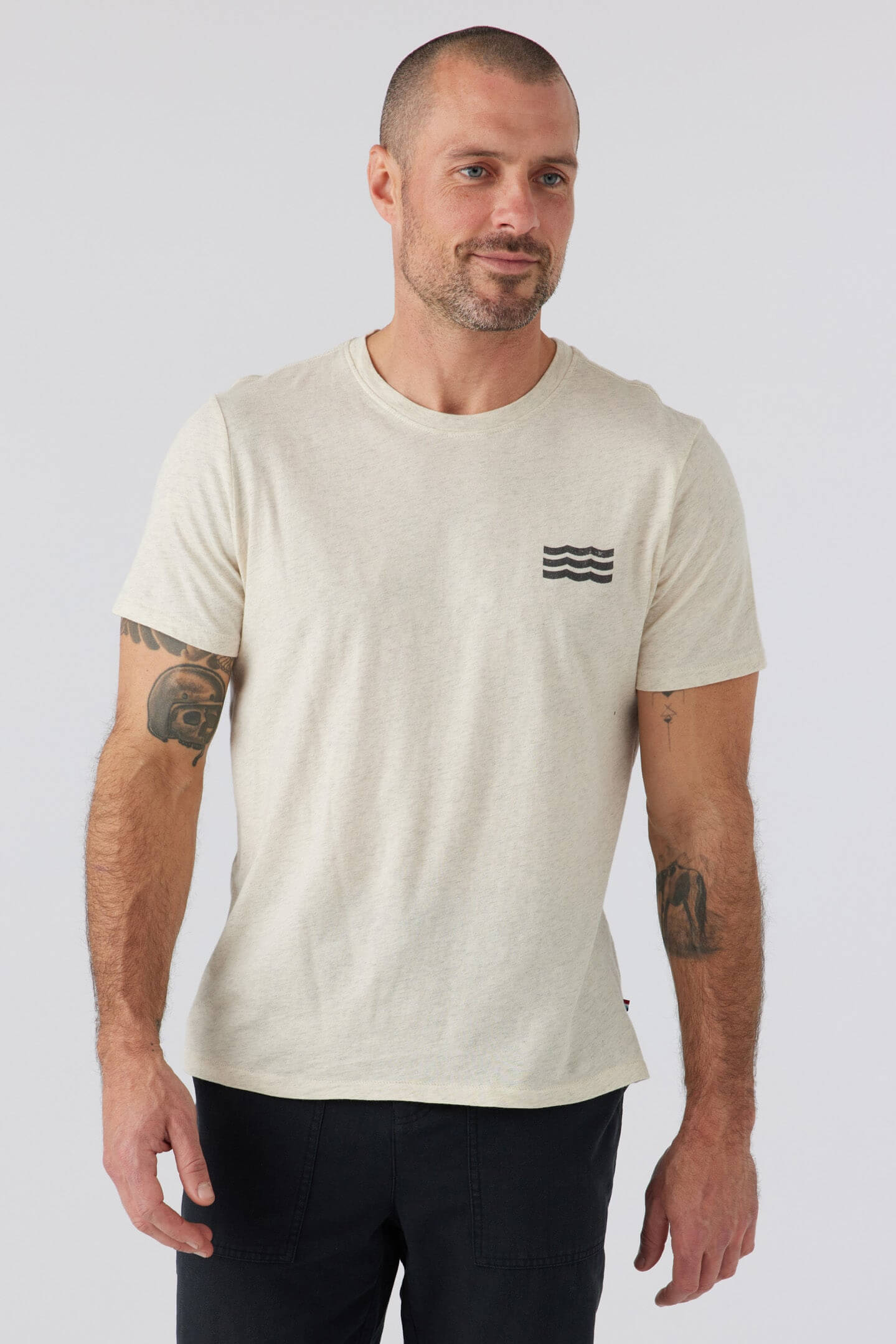 Sol Angeles salute sunset tee in oatmeal