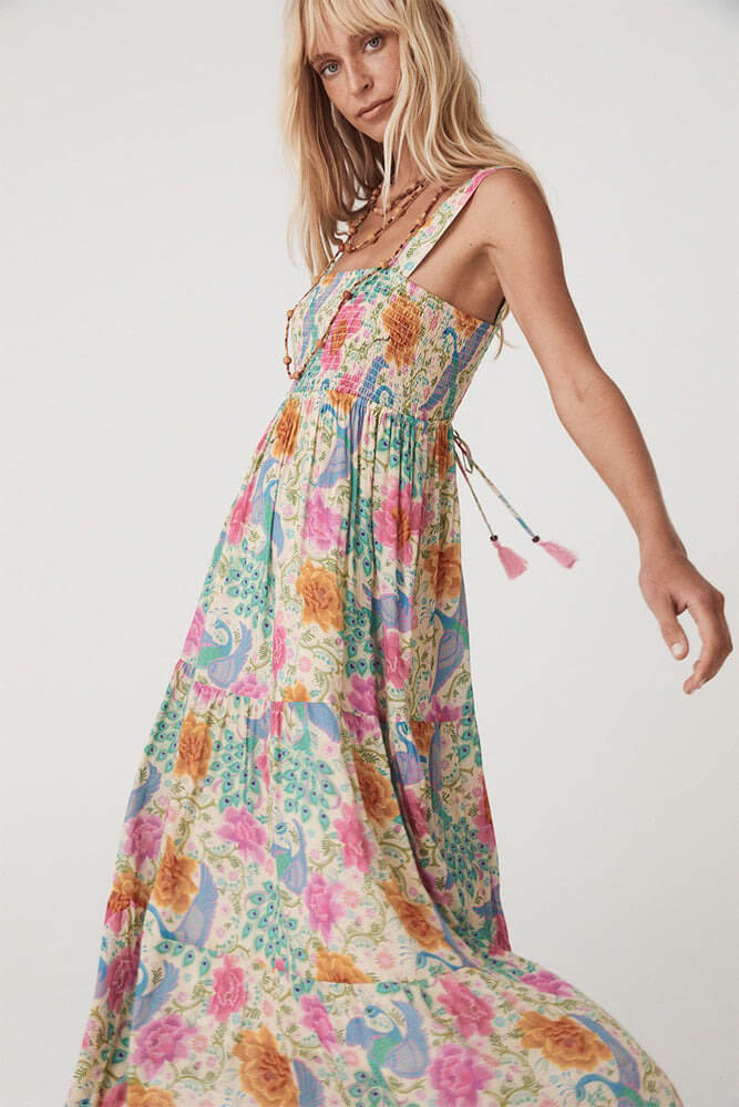 Boheme Strappy Maxi Dress - Kariella