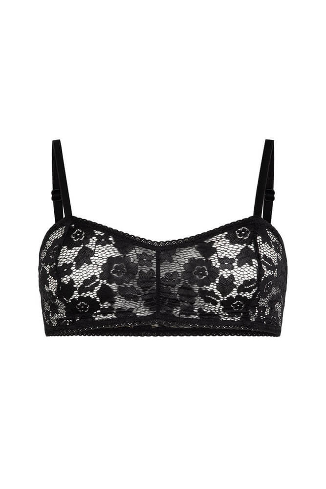 Spell lux lisbon lace bralette in black