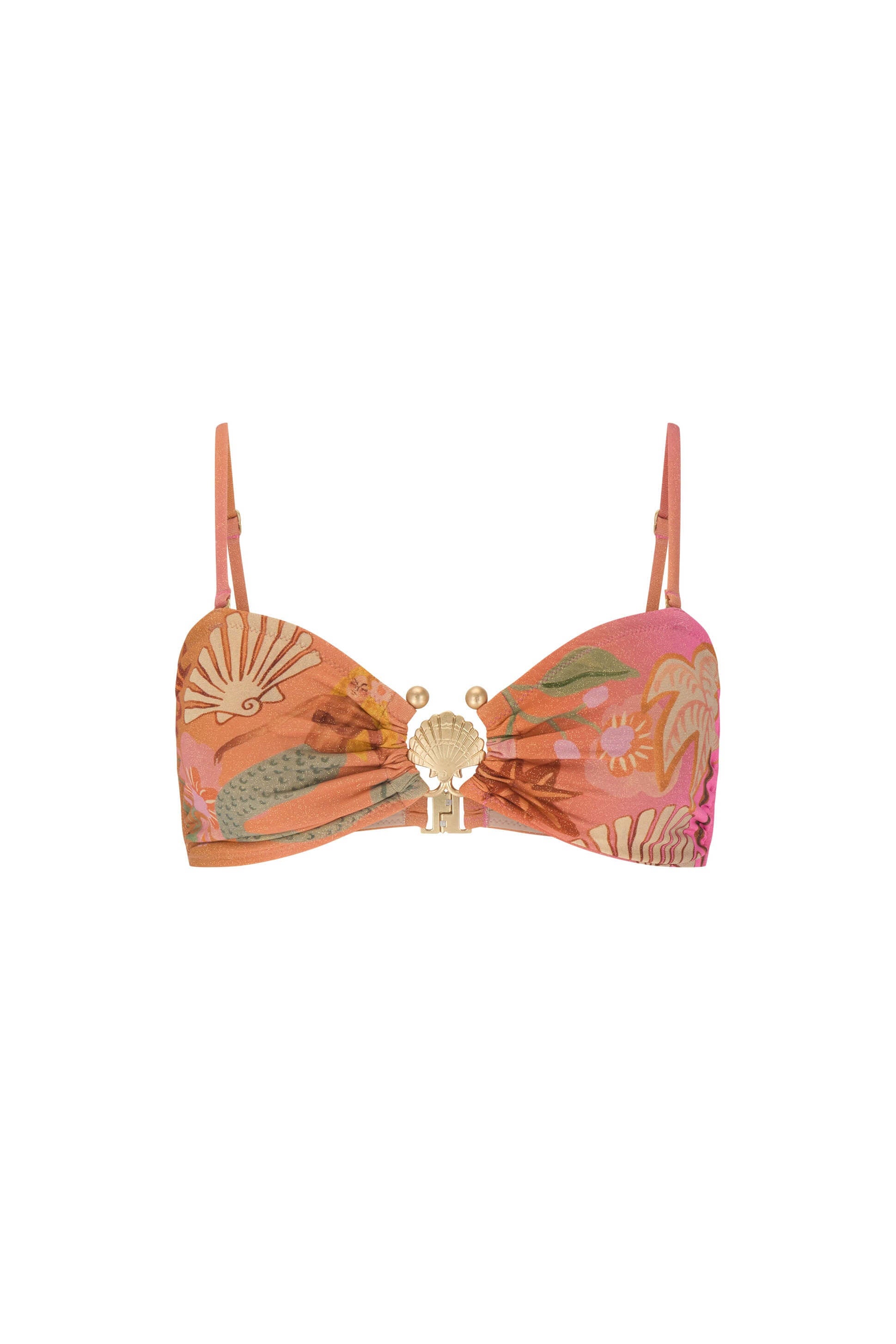 Spell Oceana Bandeau in sunset