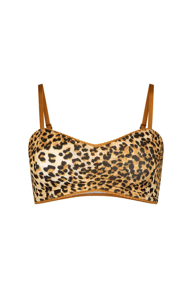 Spell Samantha bralette in vintage leopard