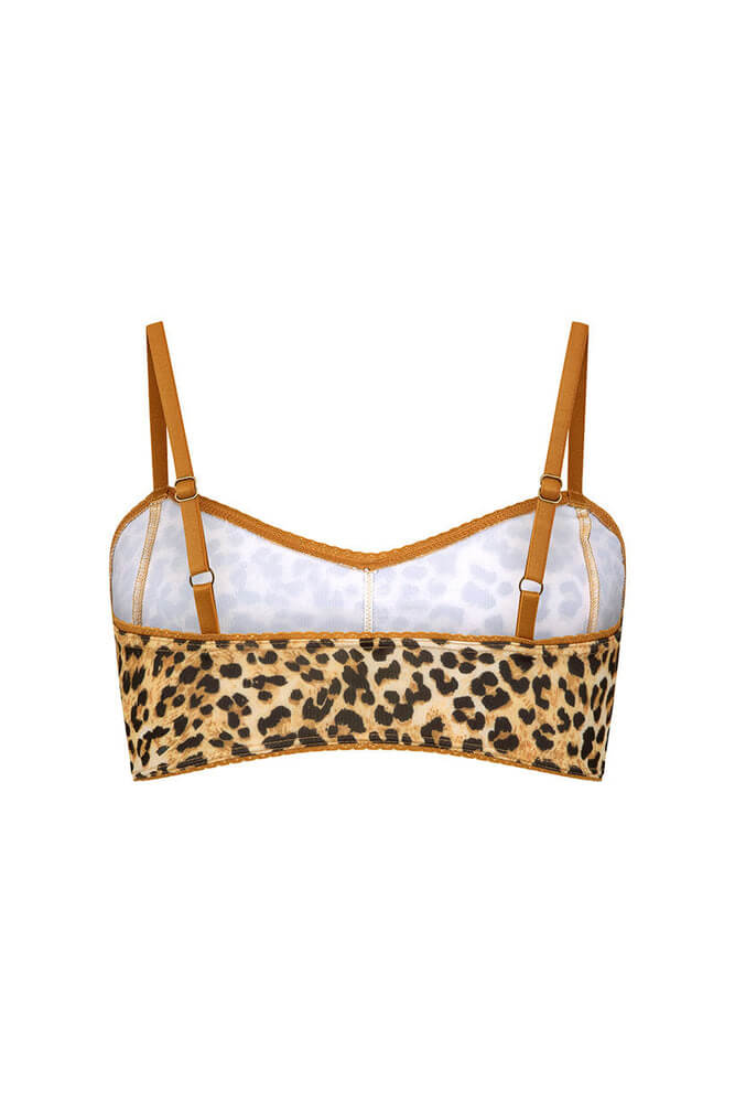 Spell Samantha bralette in vintage leopard