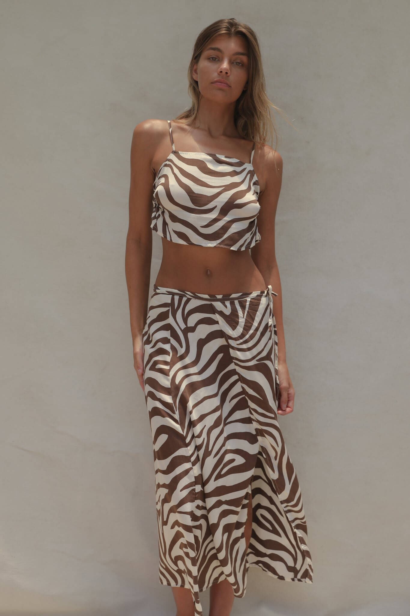 Stone Fox Swim Nia Top in untamed