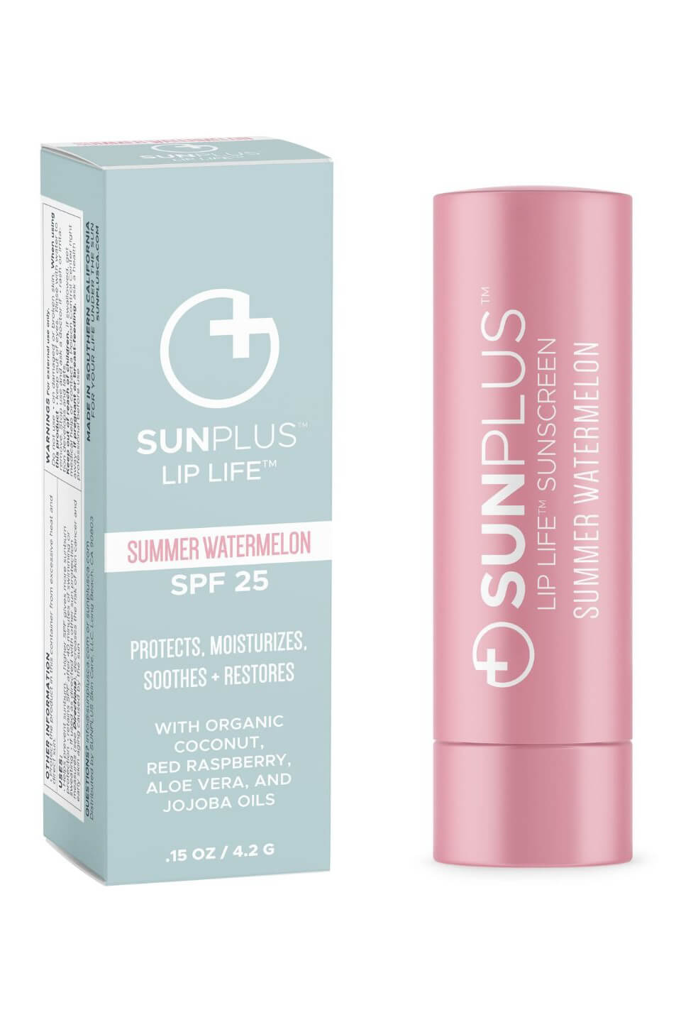 SunPlus Superfood Lip Balm SPF 25 Summer Watermelon