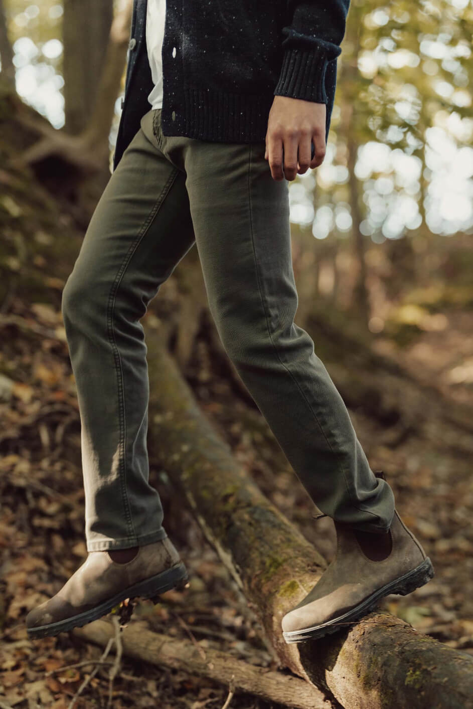 The Normal Brand comfort terry pant in olive
