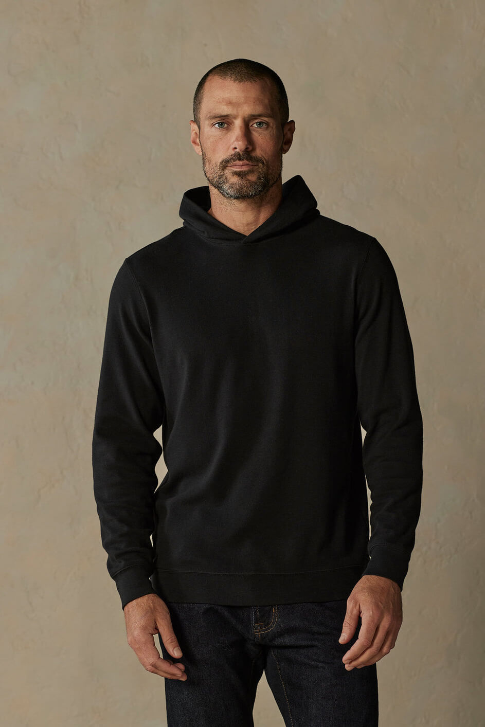 The Normal Brand Puremeso Essential Hoodie in black