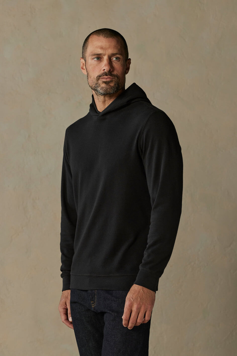 The Normal Brand Puremeso Essential Hoodie in black