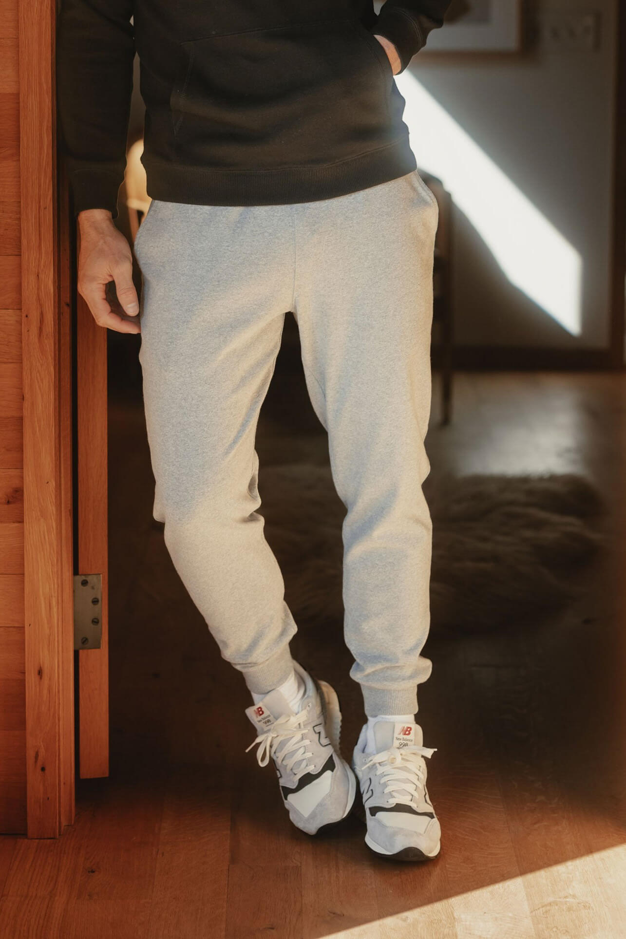 The Normal Brand Puremeso Everyday Jogger in athletic grey