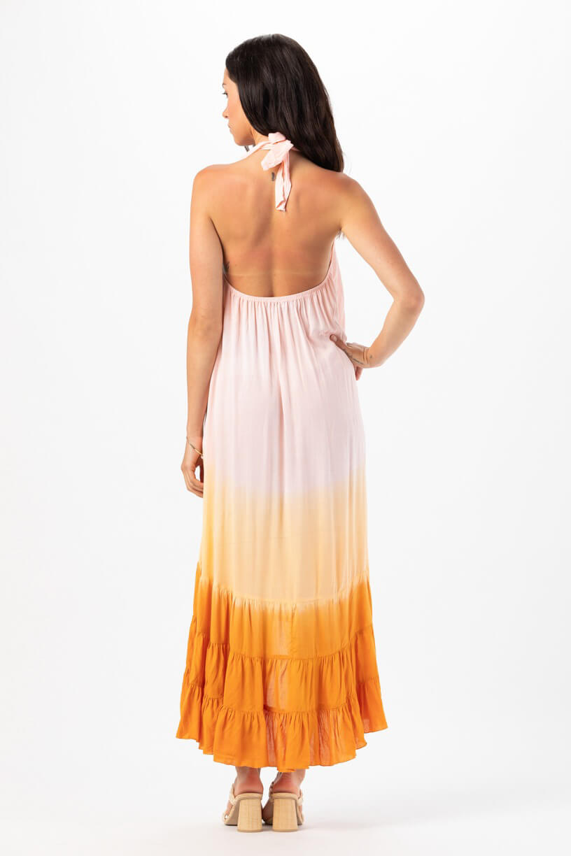 Tiare Hawaii aphrodite maxi dress in dawn ombre