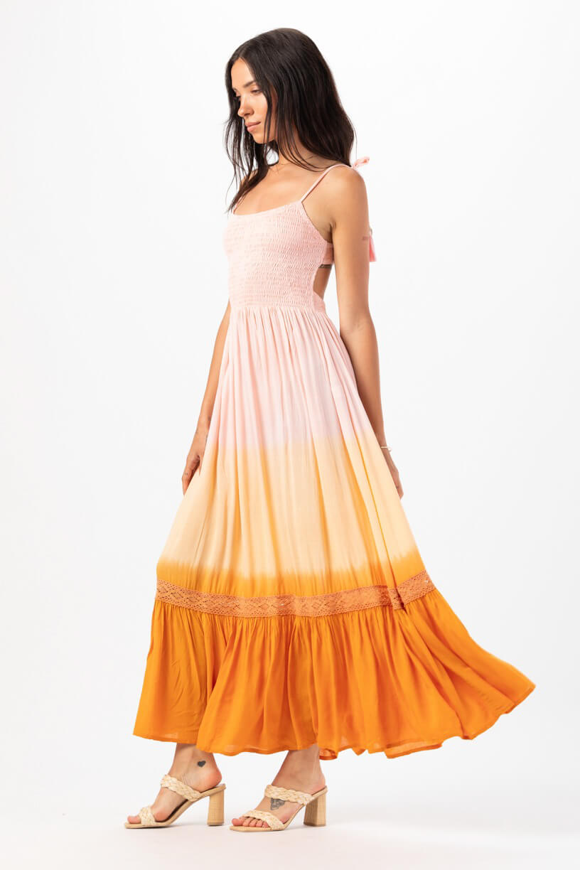 Tiare Hawaii Avalon maxi dress in dawn ombre