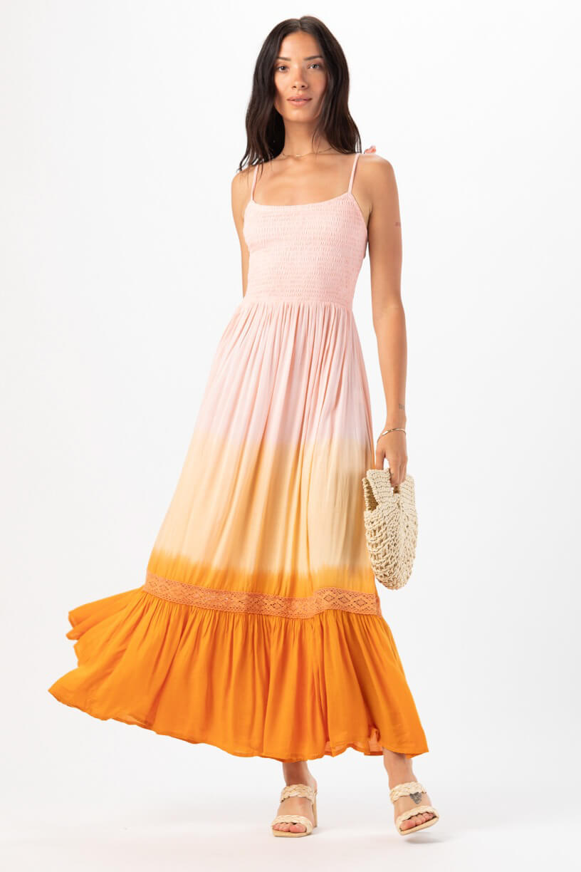 Tiare Hawaii Avalon maxi dress in dawn ombre