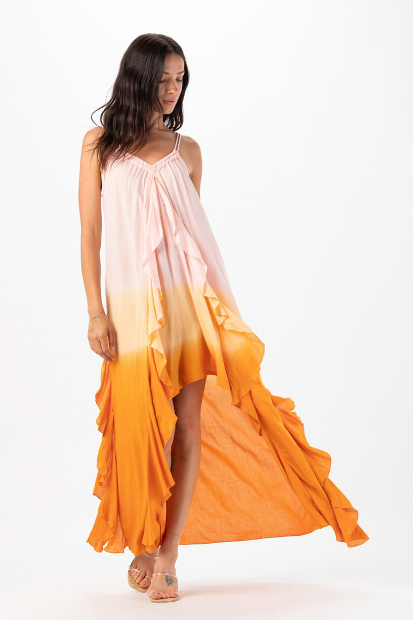 Tiare Hawaii love letters maxi dress in dawn ombre