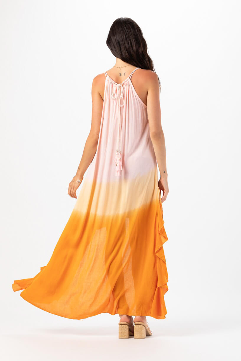 Tiare Hawaii love letters maxi dress in dawn ombre