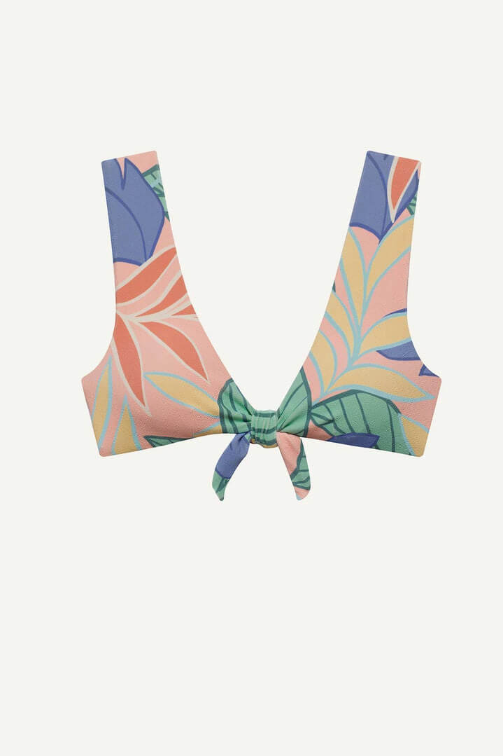 Vitamin A cassia crop top in retro jungle