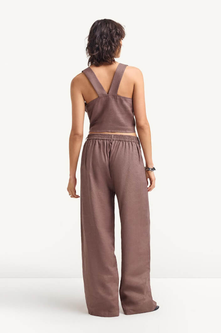 Vitamin A Getaway Pant in mocha brown