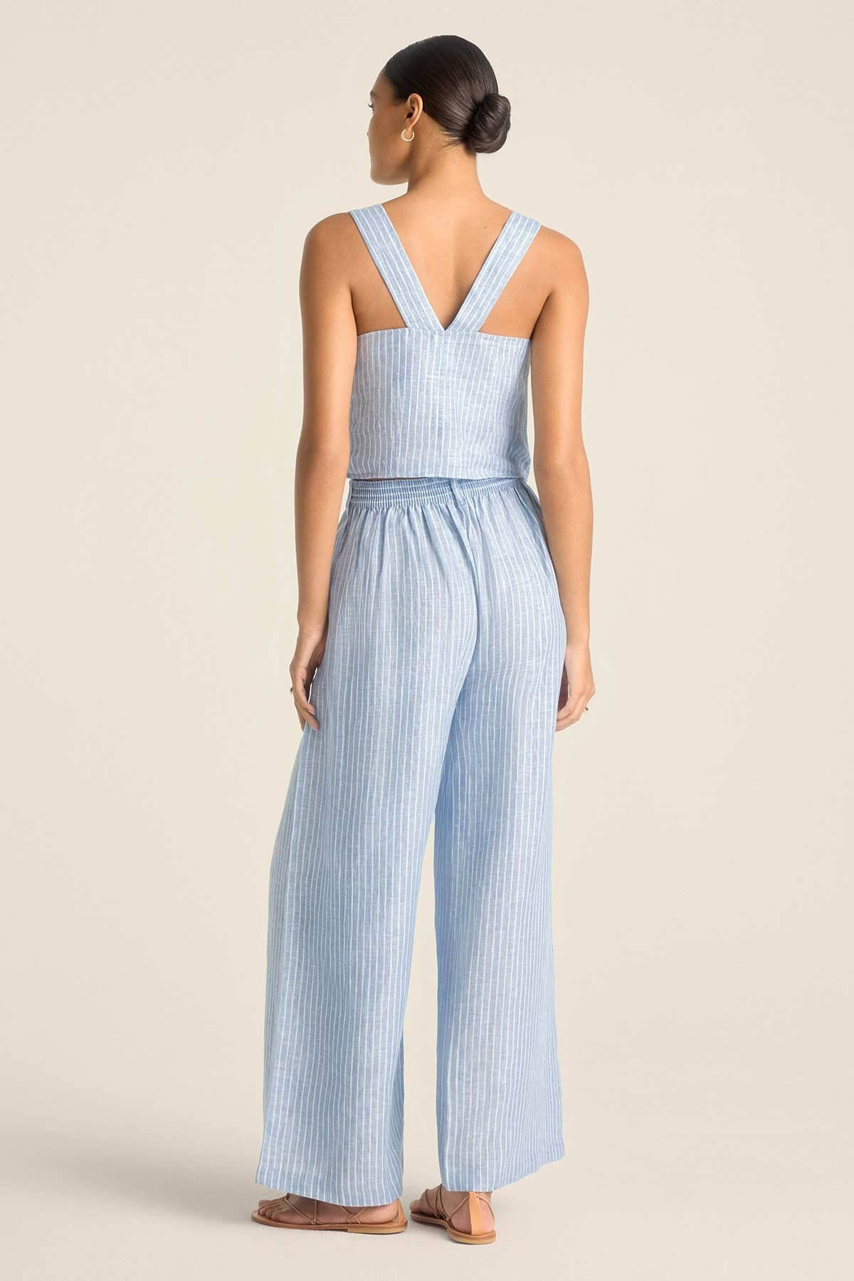 Vitamin A getaway pant in summer stripe