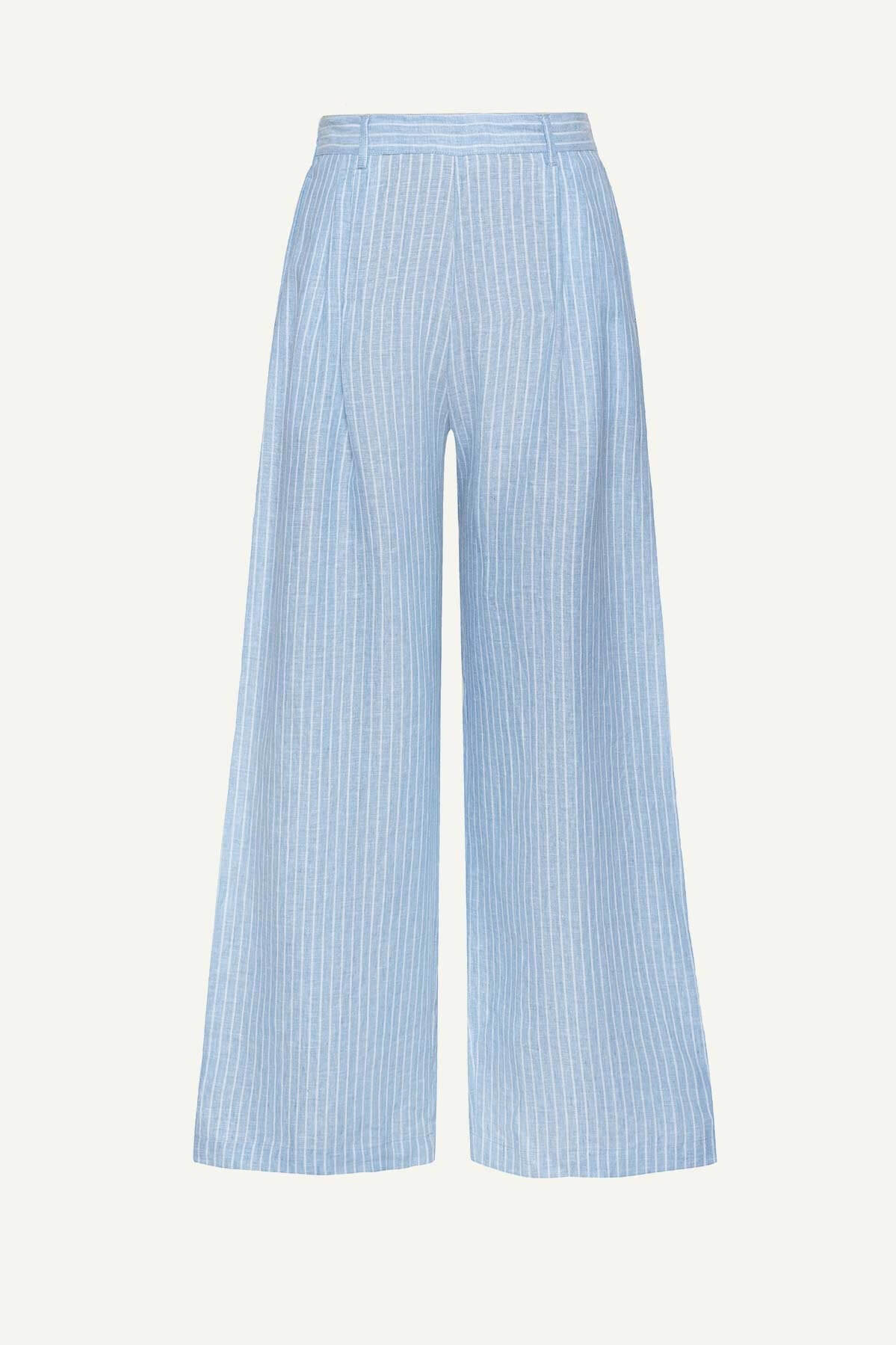 Vitamin A getaway pant in summer stripe