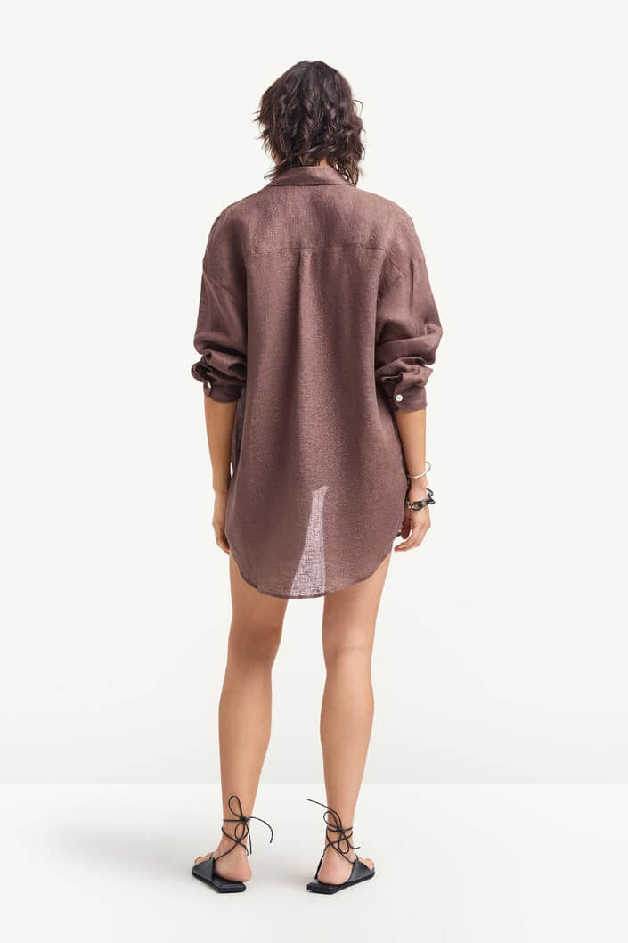 Playa Linen Shirt Dress