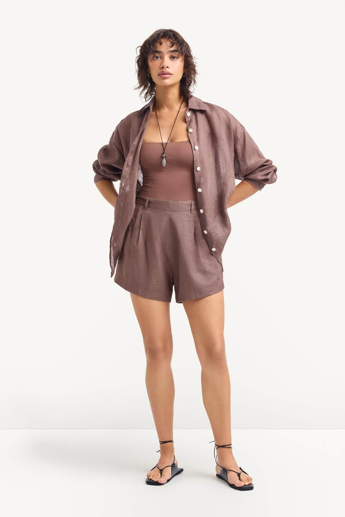 Playa Linen Shirt Dress