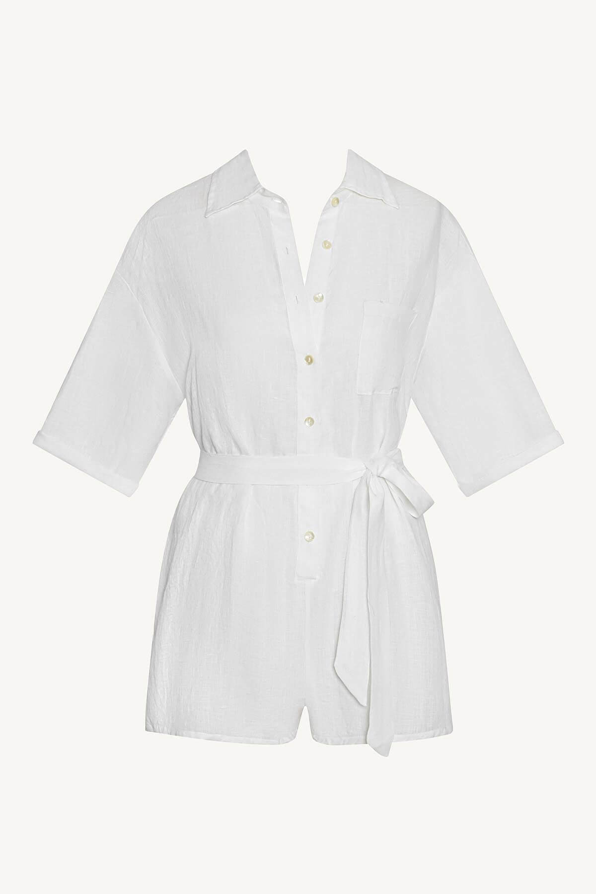 Vitamin A playa romper in white