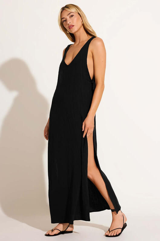 Vitamin A Riviera Dress in black