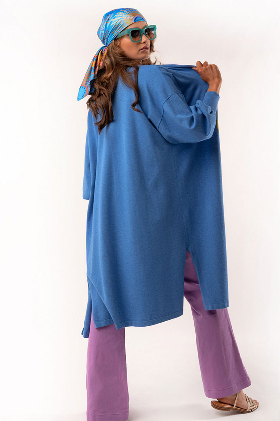 Wild Paris caypi cardigan in blue