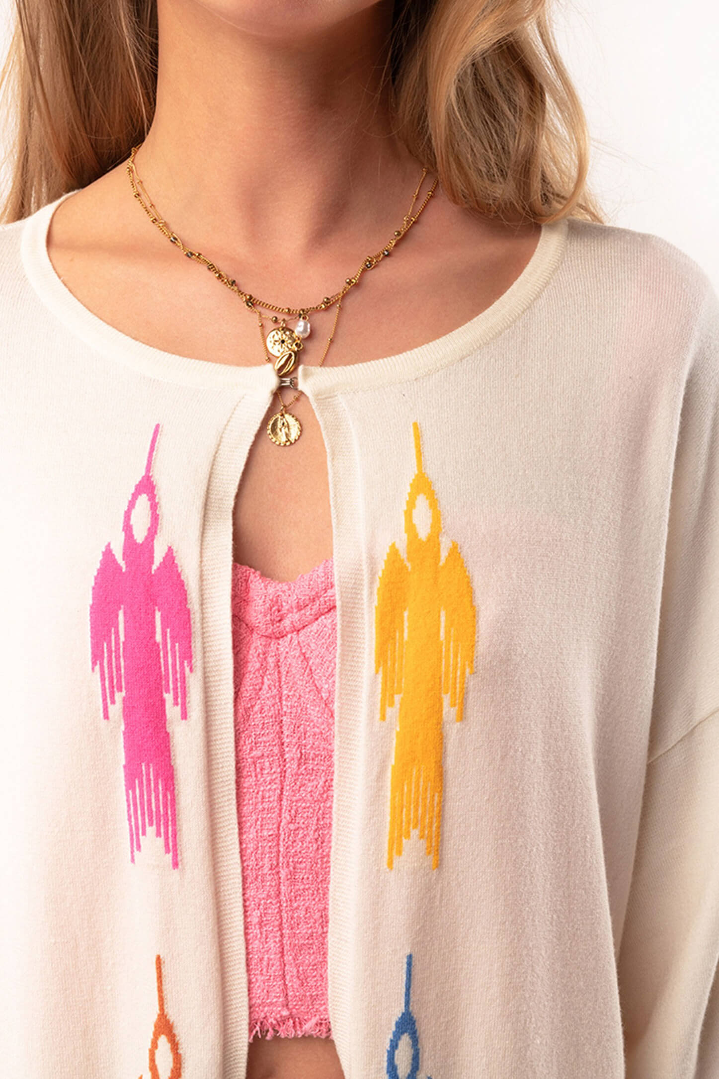 Wild Paris caypi cardigan in beige