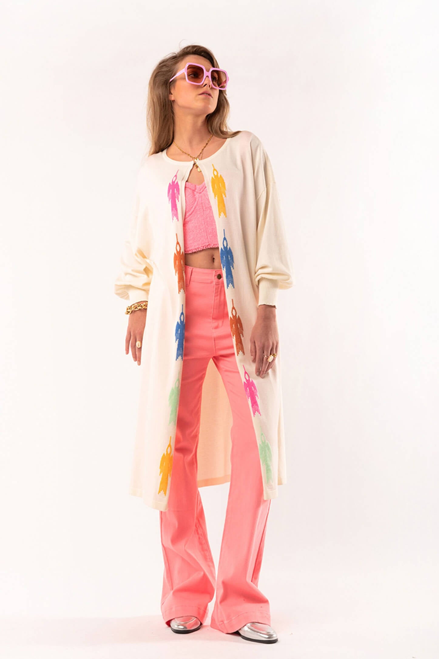 Wild Paris caypi cardigan in beige