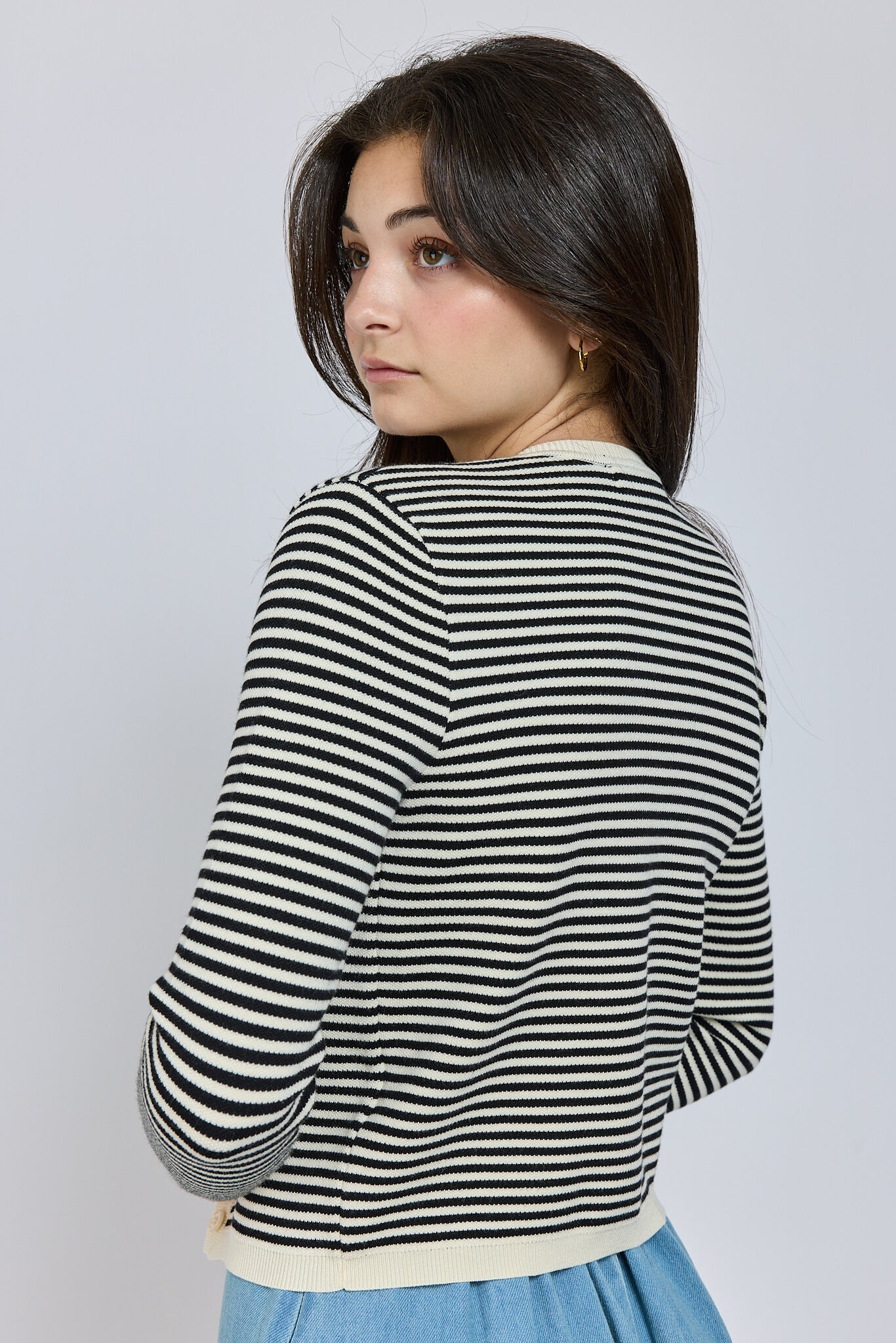 Rosewood Striped Cardigan