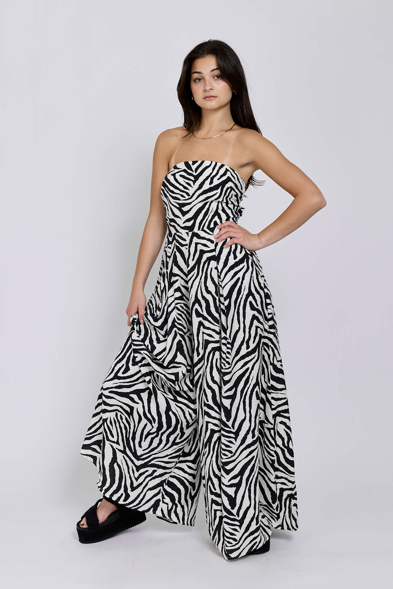 Womens wide leg jumpsuit
