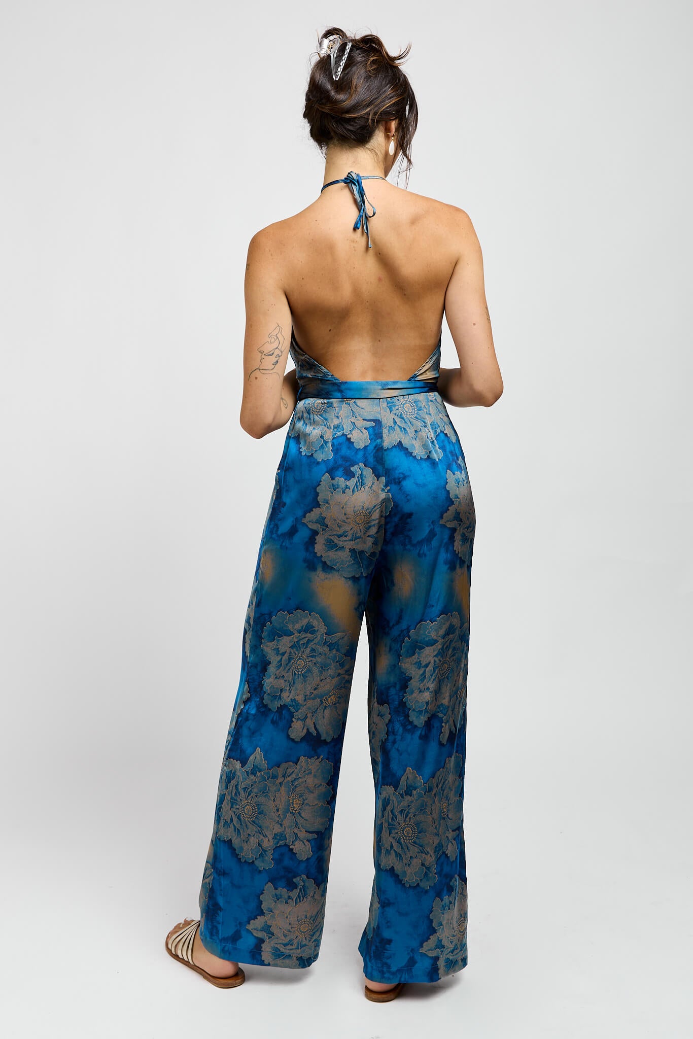 Womens backless jumpsuit
