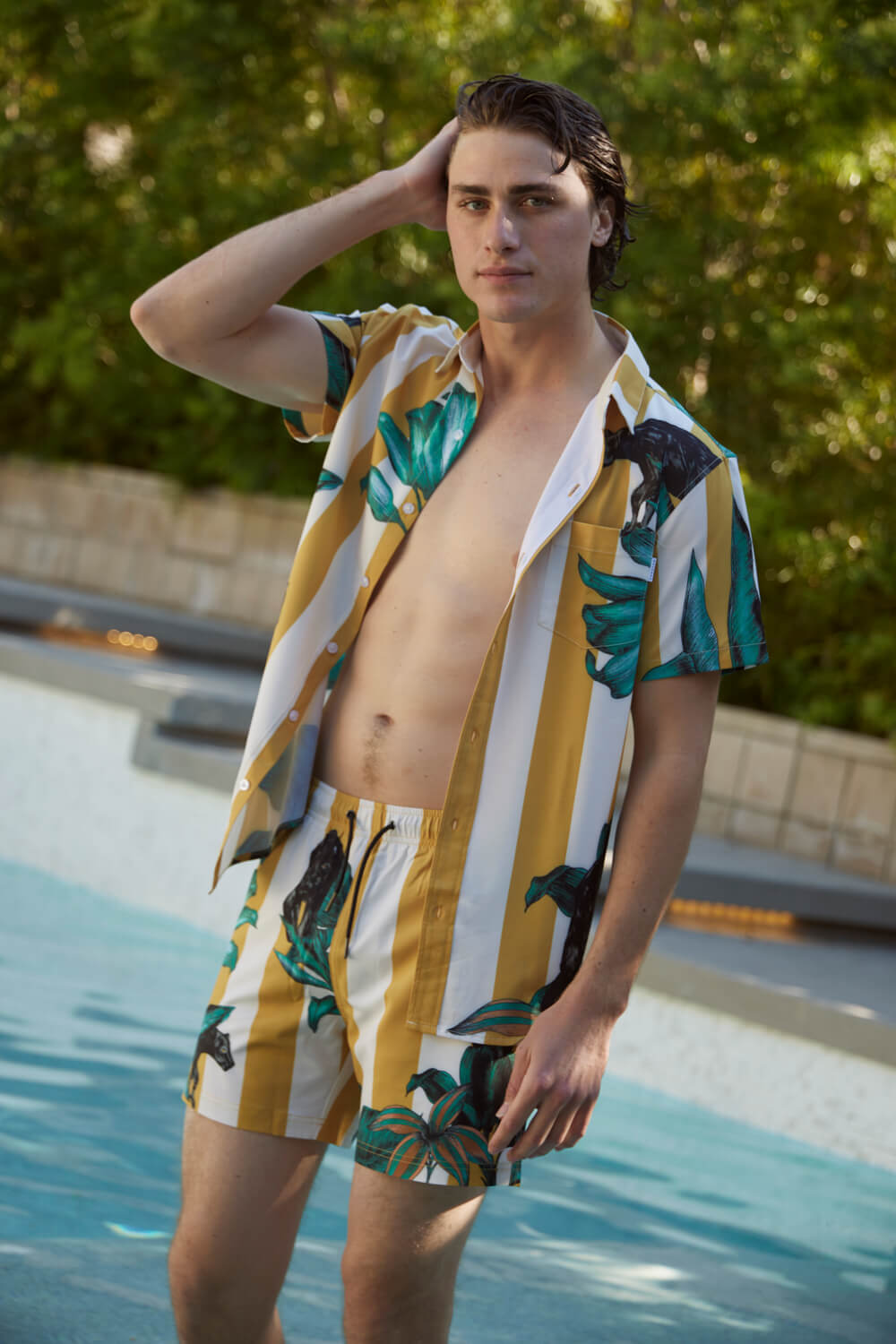 Mavrans pantera swim trunk