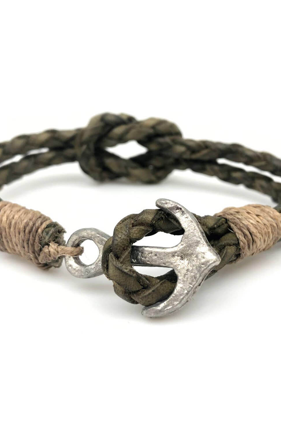 Anju Jewelry mens anchor bracelet. Shop men’s jewelry for everyday wear. Men’s leather jewelry. Casual men’s jewelry. Popular men’s jewelry styles for casual outfits. Adventurous jewelry for men. Indian jewelry for men. Handmade jewelry for men of all styles. Feel the spirit of India when you wear Anju’s jewelry for men. Genuine leather necklaces and handwoven leather bracelets include metal accents and wooden accents. Easy men’s jewelry with an Indian flair will keep you looking stylish all day long.