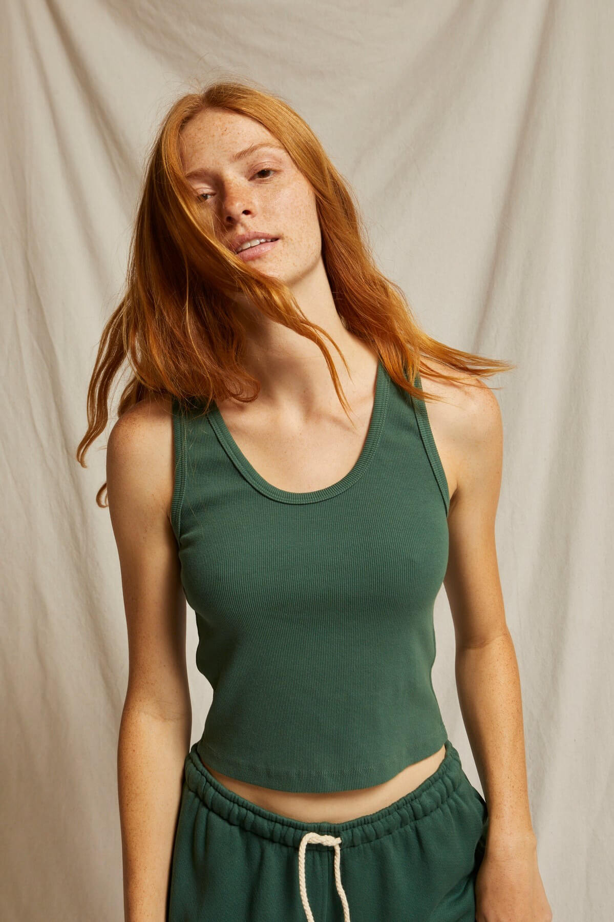 perfect white tee evergreen blondie tank