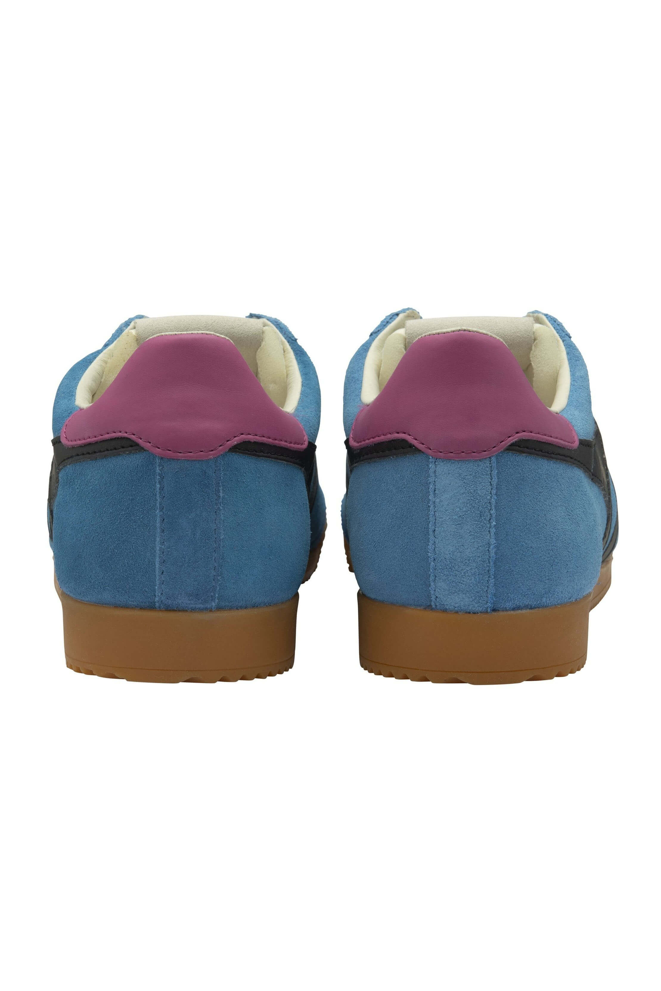 Gola elan sneaker in santorini black and fushcia