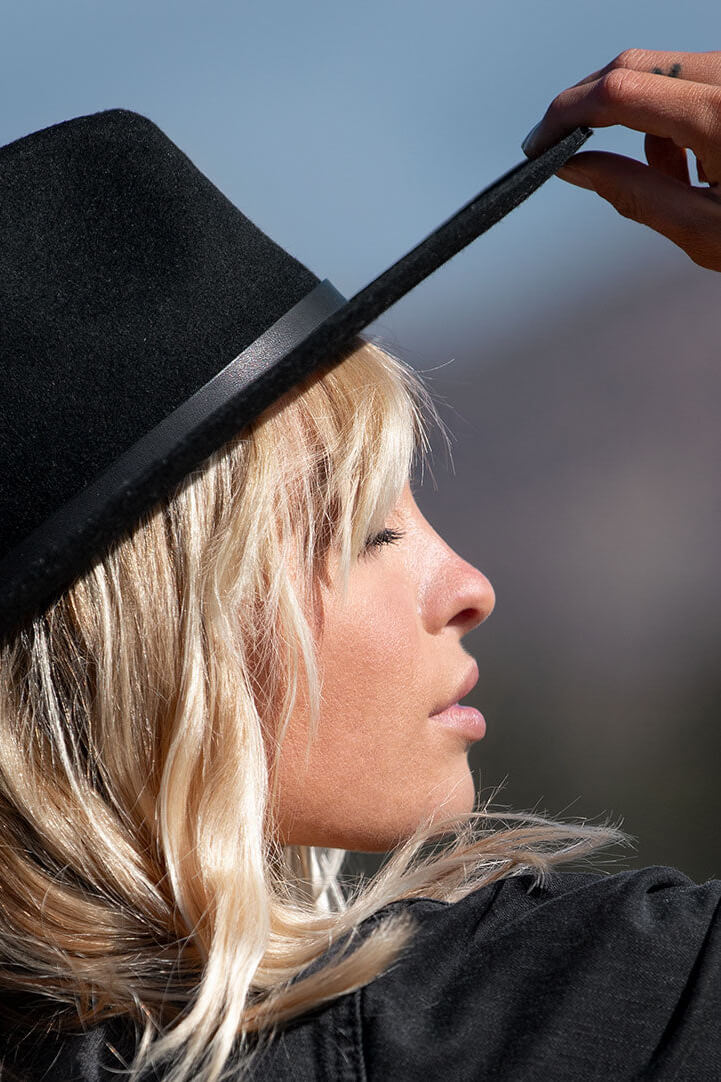 la vida rancher hat in black