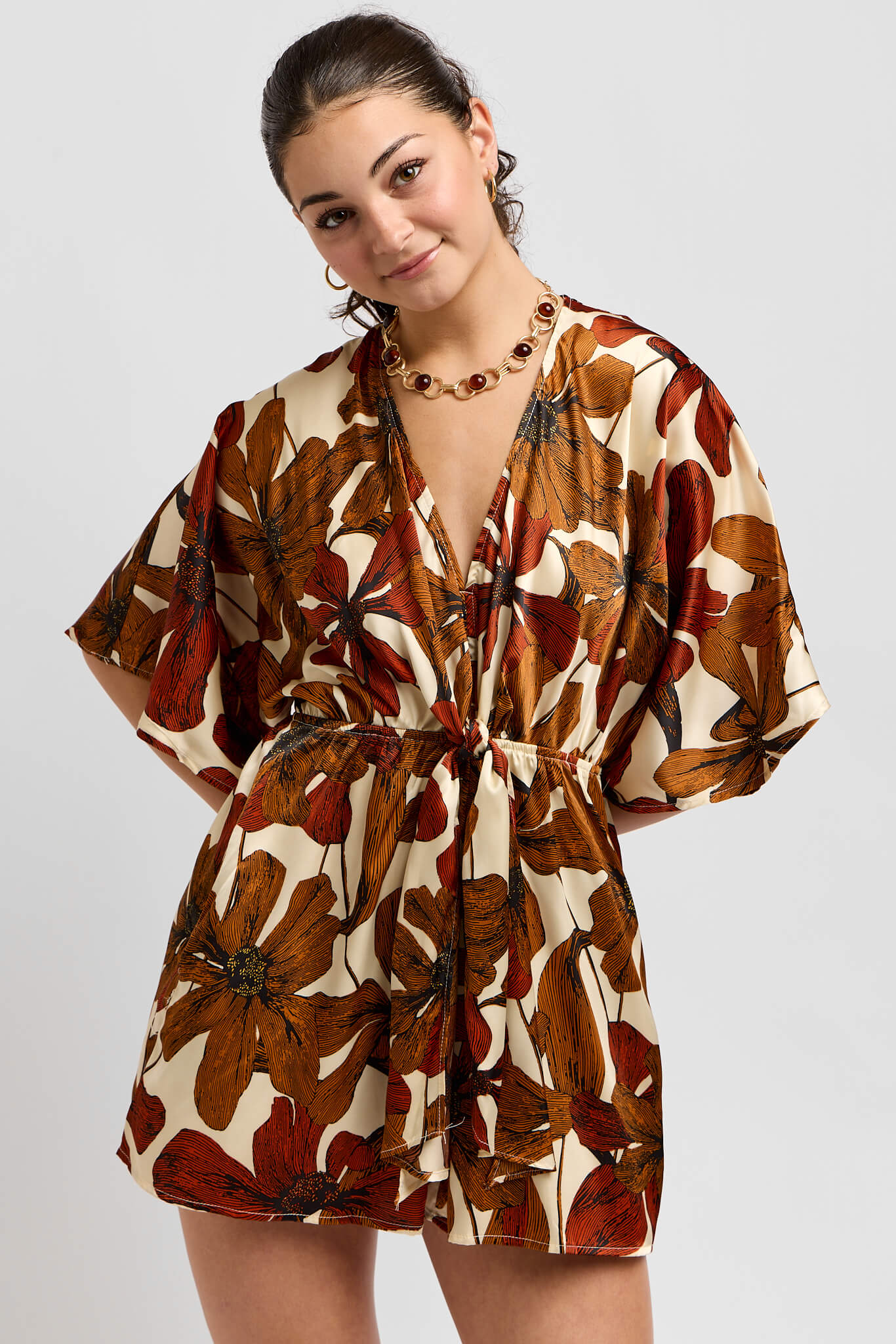 Womens warm palette colored romper