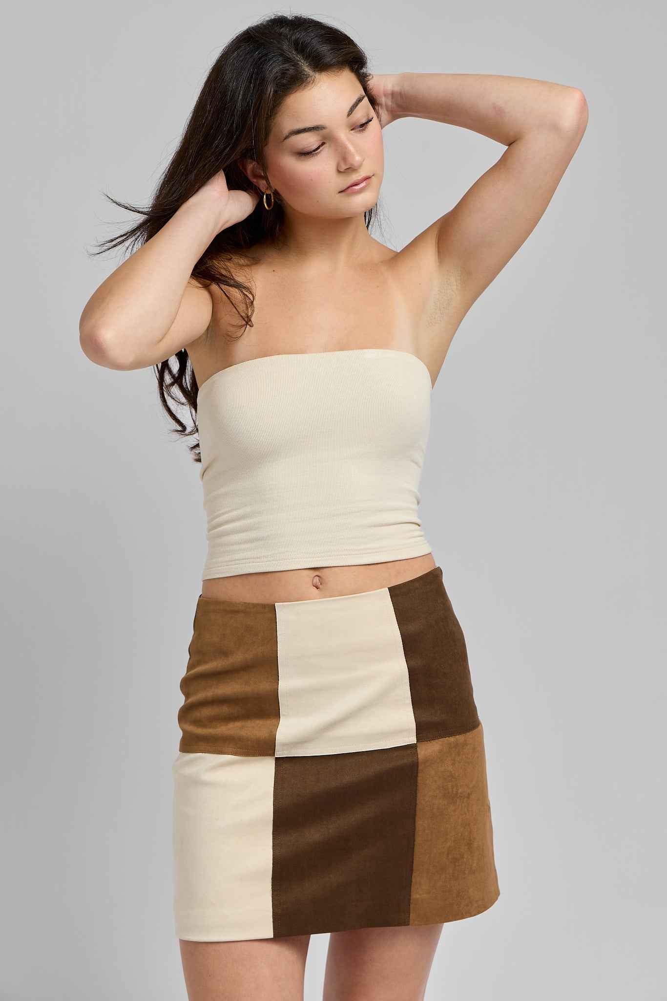 Mazzy Suede Skirt