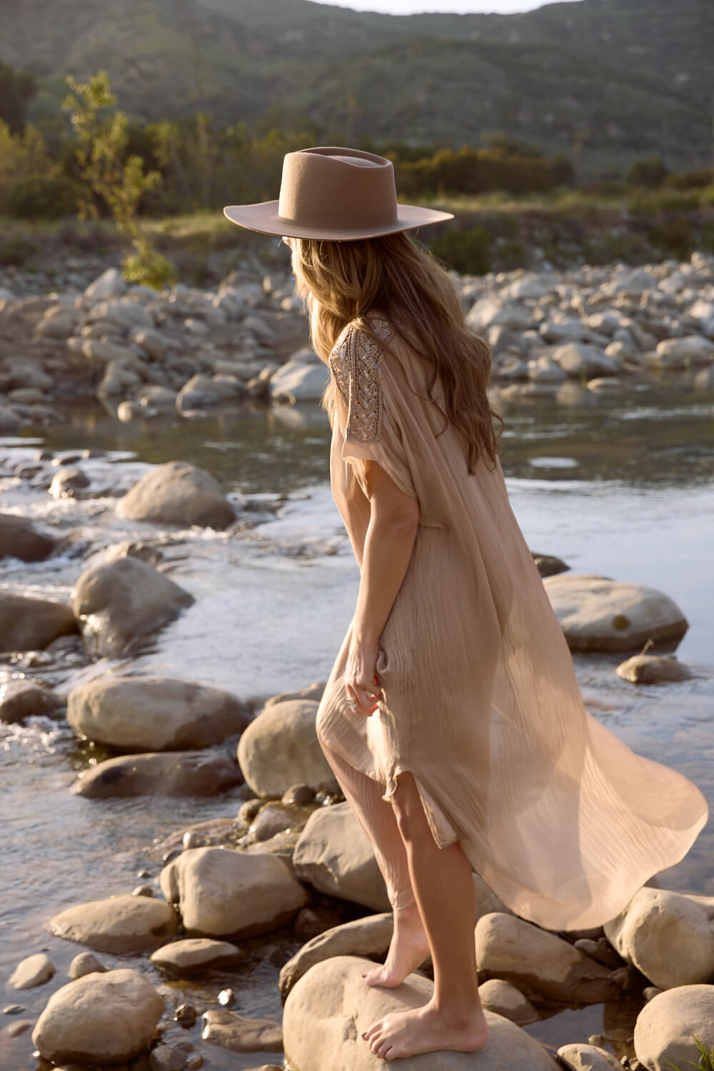 La Purisma Silk Maxi Dress - Kariella