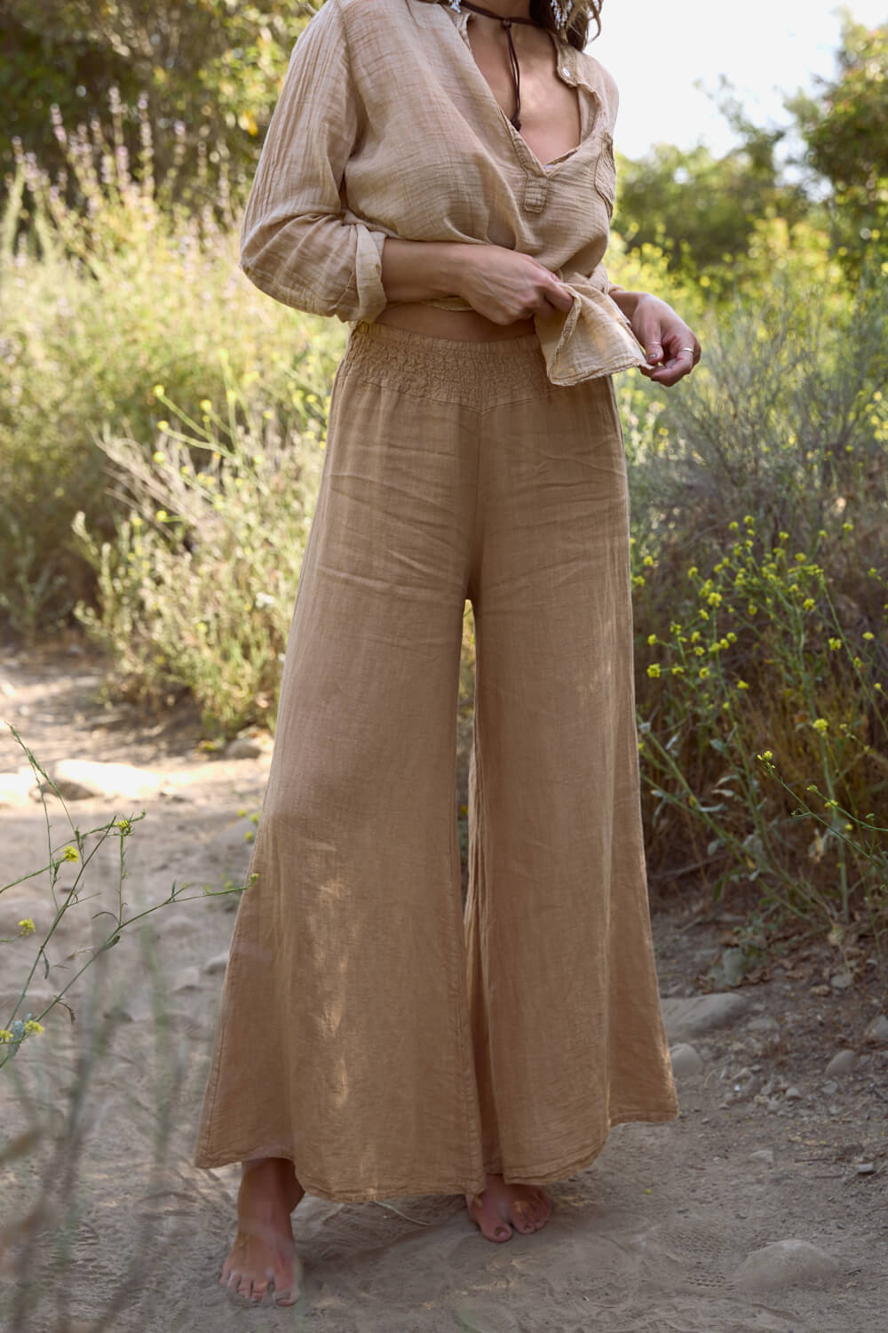 Unwind Linen Wide Legs - Kariella