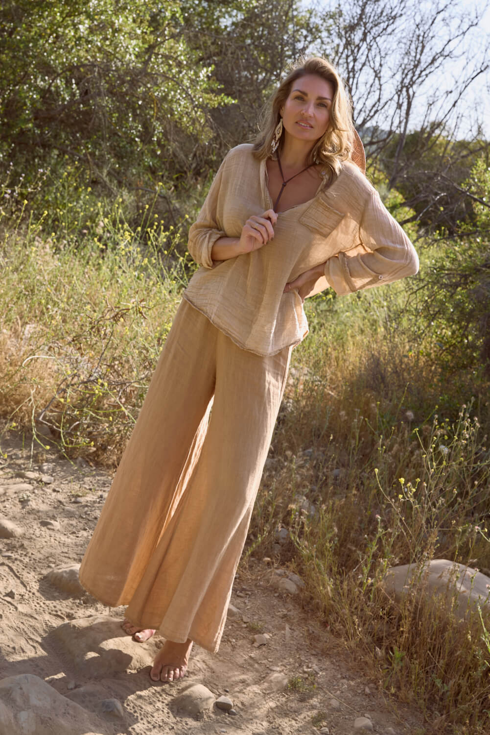 Unwind Linen Wide Legs - Kariella