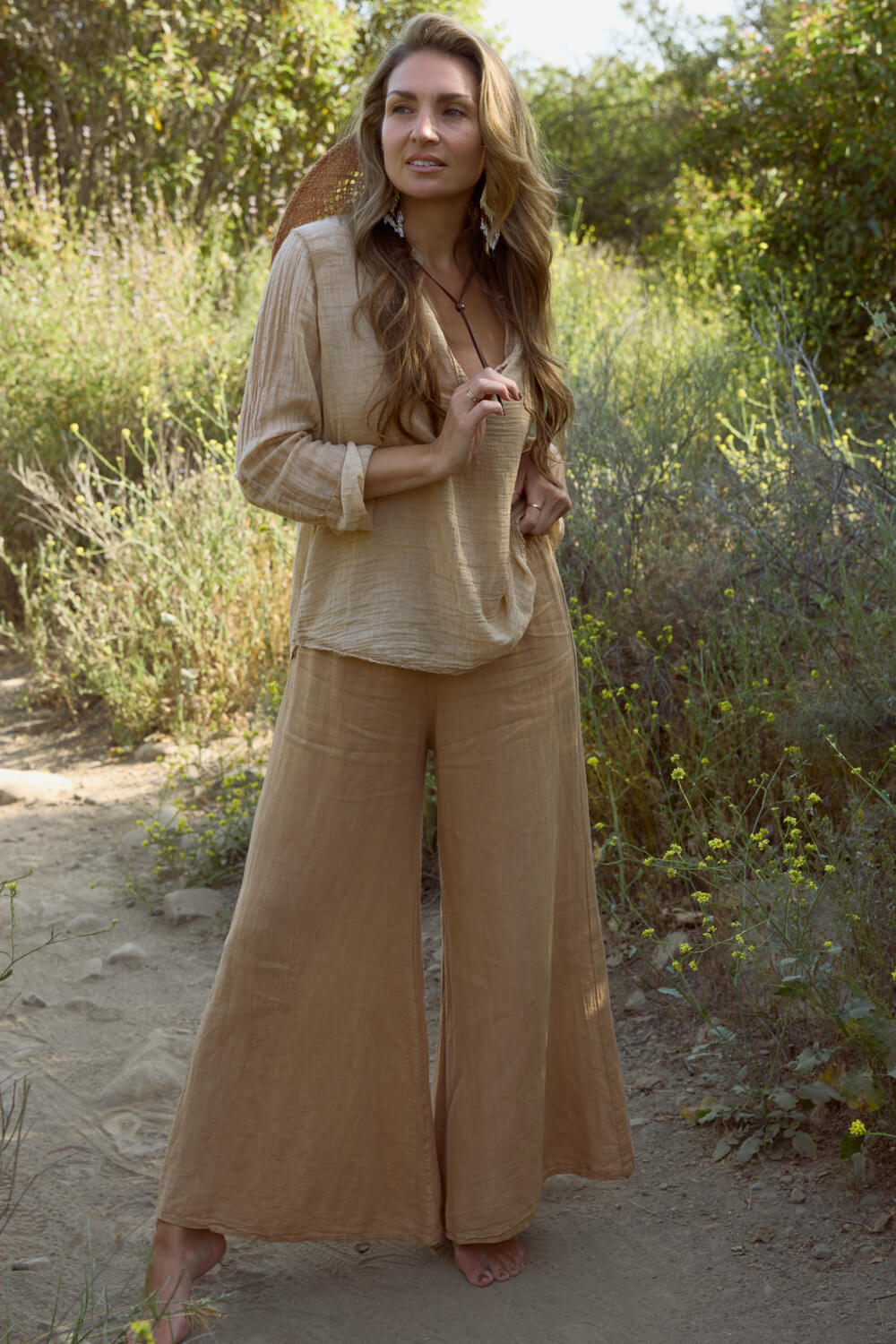 Women's wide leg pants