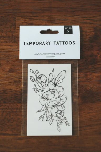 Peony Bouquet Tattoo - Kariella