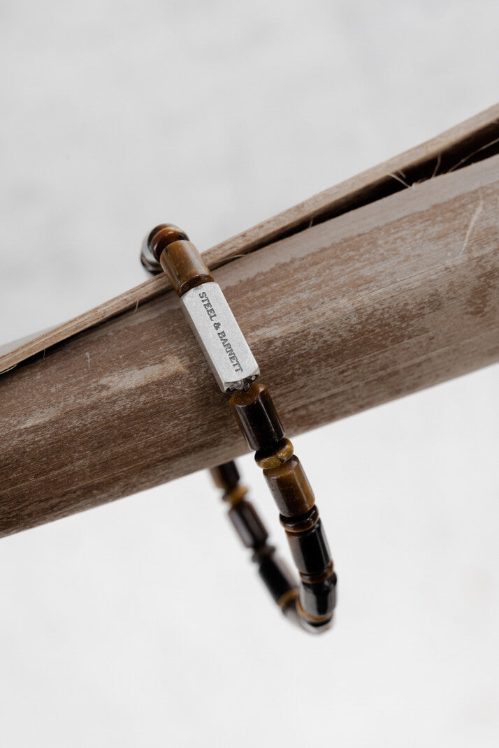 Steel & Barnett Mens Stones Colorful Bracelet. Formal Men's leather bracelet. Steel & Barnett men’s jewelry. Steel & Barnett bracelets for men. Steel & Barnett men’s bracelets. Steel & Barnett leather bracelets. Steel & Barnett stone bracelet. Steel & Barnett Gold Luke Landon Leather Bracelet. Steel & Barnett Silver Derby Leather Bracelet. Steel & Barnett Stones Colourful Bracelet. Steel & Barnett Silver Riley Leather Bracelet. Elegant men’s jewelry. Simple men’s jewelry. Well made men’s jewelry.