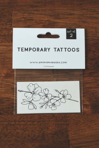 March Birth Flower Tattoo - Kariella