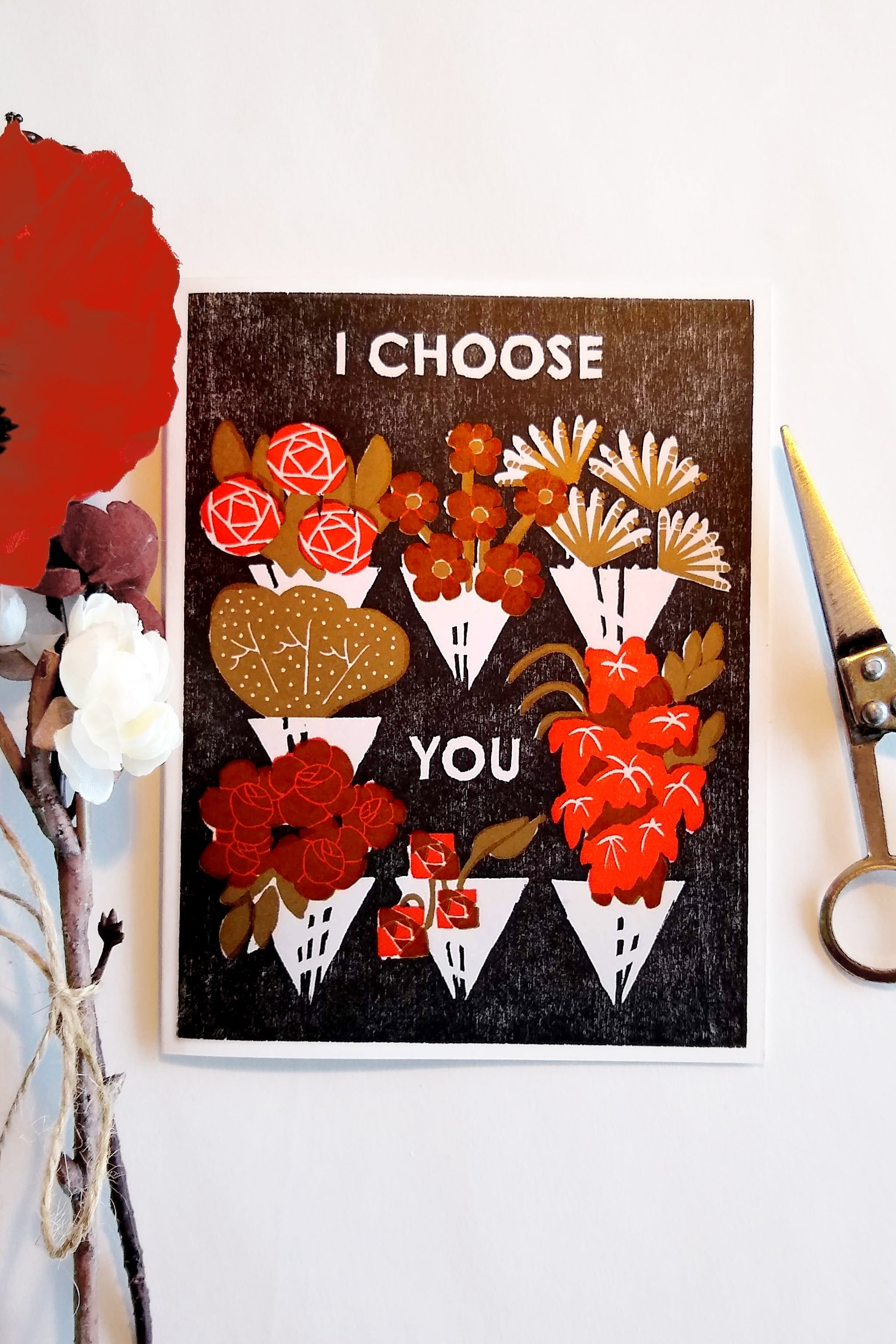 I Choose You Romance Card - Kariella