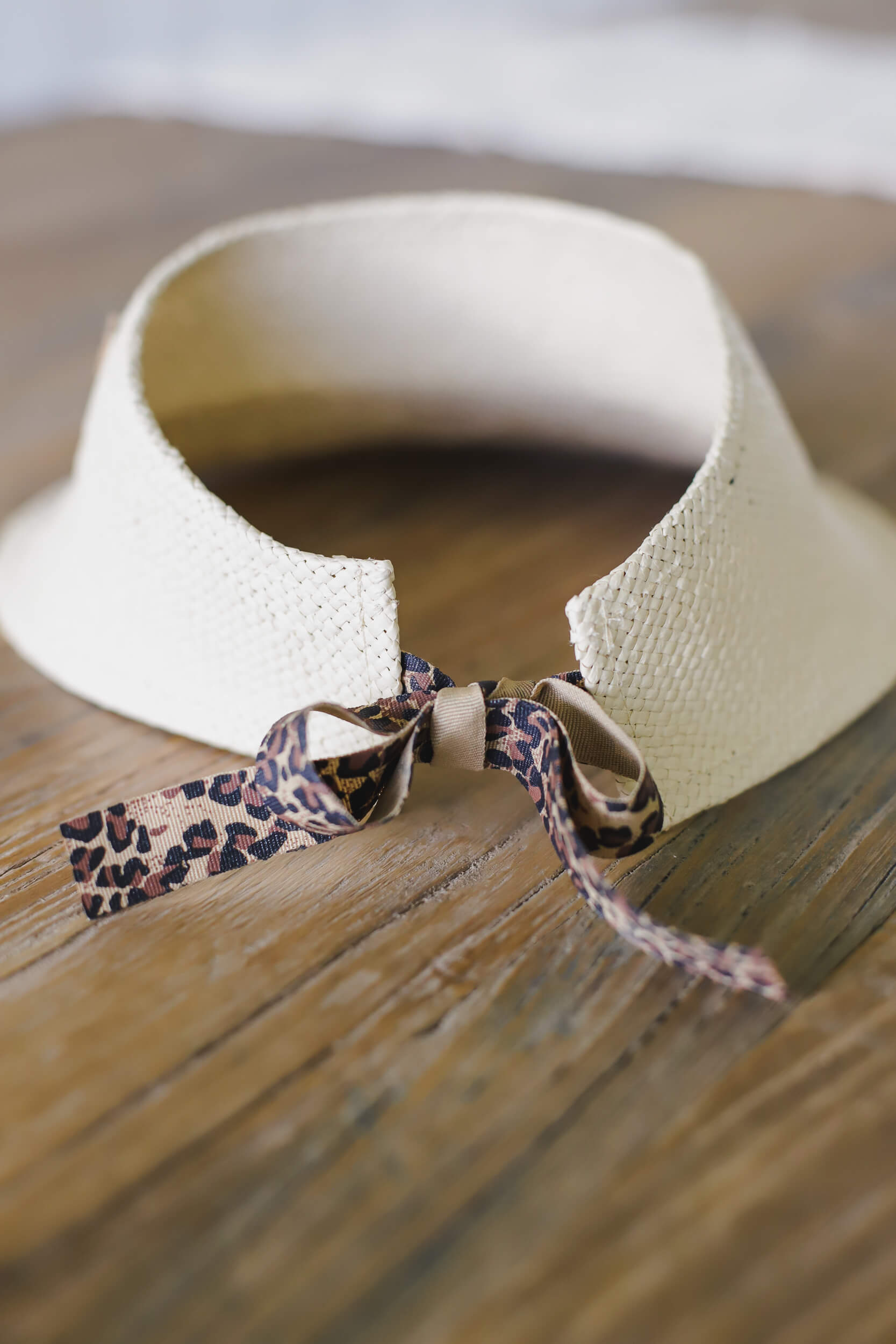 Margot Straw Visor - Kariella