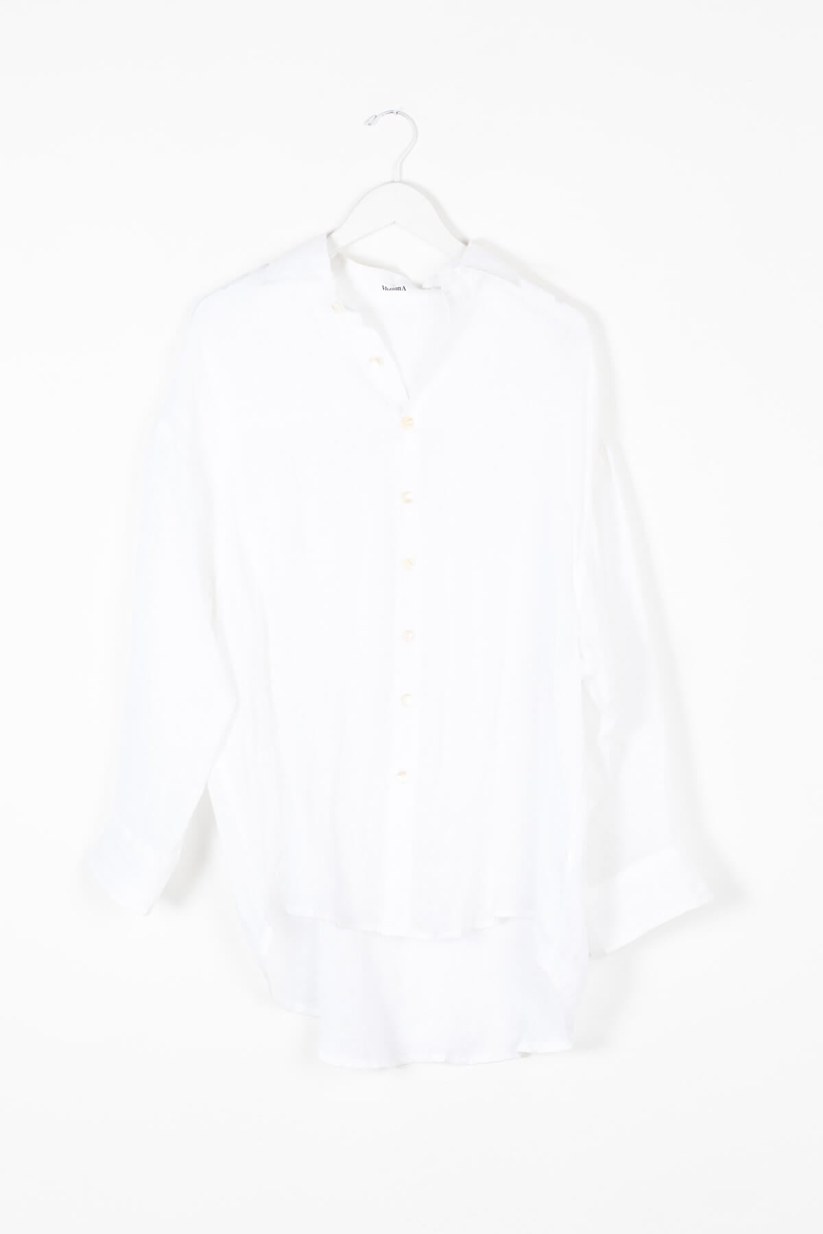 Playa Linen Oversized Shirt Dress - Kariella