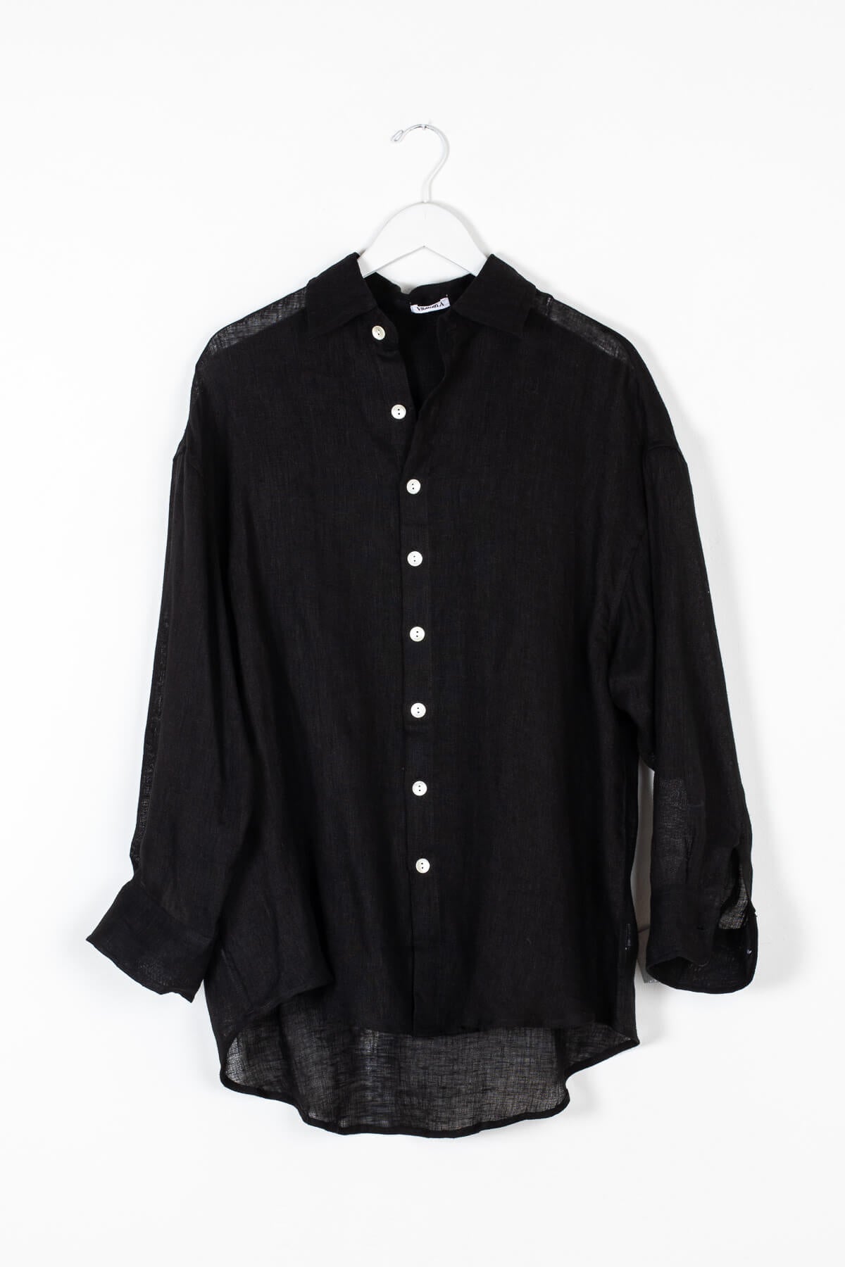 Playa Linen Oversized Shirt Dress - Kariella